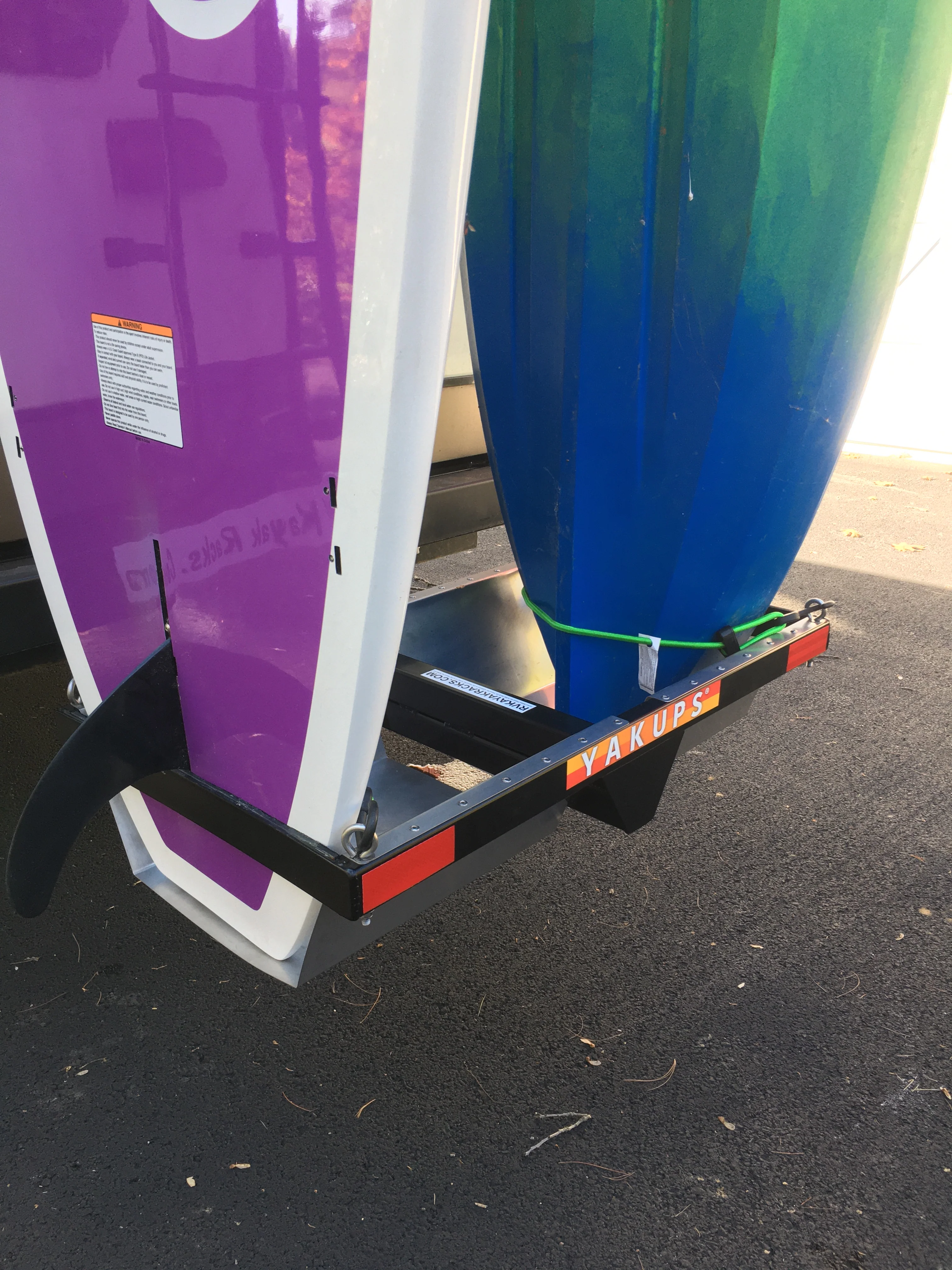 SAVE $300 until 3/18/26 ON MOST MODELS Yakups® brand Vertical Kayak Racks 2KR37W (2 Kayaks up to 32" wide / Paddle boards or Surfboards) RV Racks - Image 3